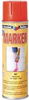 Actual product image Knuchel Marker Spray Marker 500ml (Yellow, fluorescent, 0.50 l)