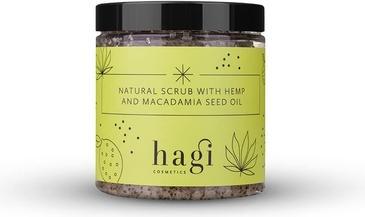 Hagi natürliches Zitrus-Körperpeeling mit Hanf- und Macadamiaöl, 300 g