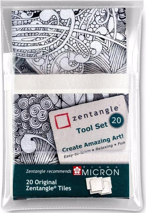 Actual product image Sakura Zentangle Tool Set (9 x 9 cm, Special ruling)