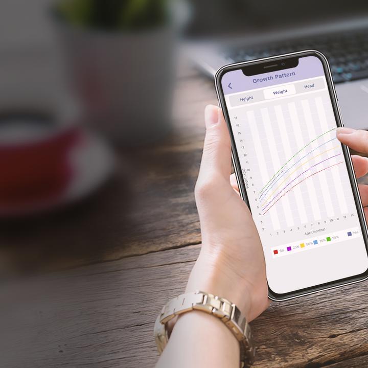 Actual product image Hubble Connected Grow Smart Bluetooth Baby Scale