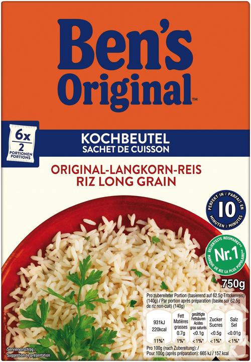 Produktbild Ben's Original Langkorn 10 Min. Beutel 750g (750 g)