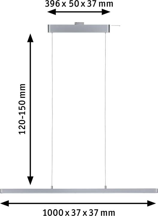 Produktbild Paulmann URail Pendel Lento (4130 lm)