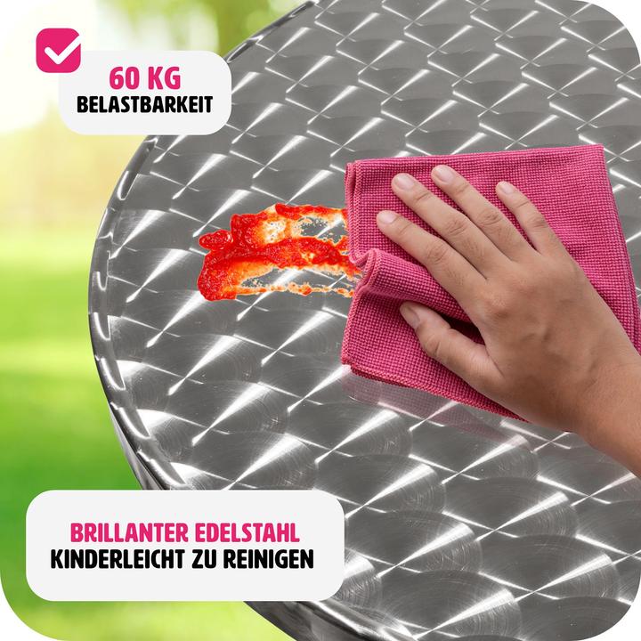 Image du produit tectake Tables de bistrot (Ø 60 x 110 cm)