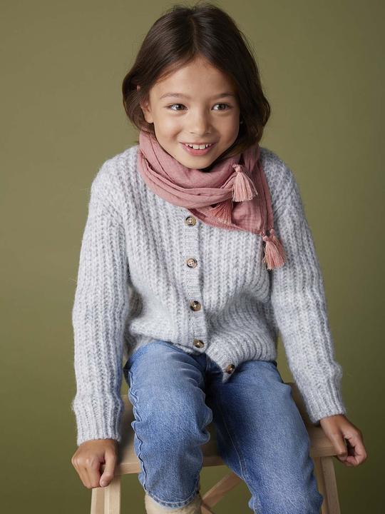Actual product image Vertbaudet Flauschige Mädchen Strickjacke Oeko-Tex (128)