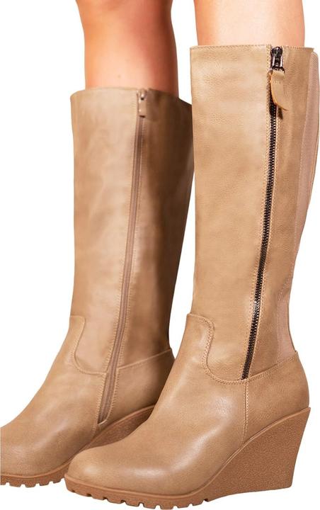 Produktbild Where's That From Wadenhohe Stiefel Lara Kunstleder (40)