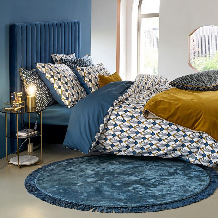 Image du produit La Redoute Interieurs Elisa Bleu (Taie d'oreiller, 50 x 70 cm)