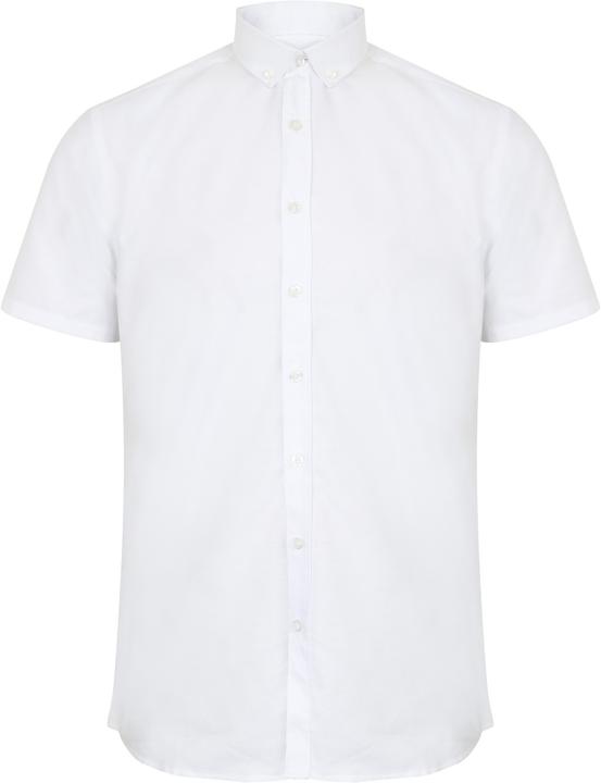 Henbury Modern Kurzarm Oxford Hemd