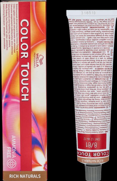 Produktbild Wella Colour Touch Rich Naturals (8/81 hellblond perl-asch)