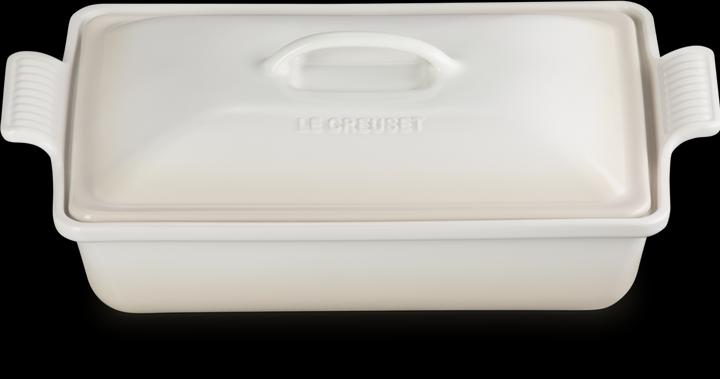 Image du produit Le Creuset Heritage Meringue Mijoteuse avec couvercle, rectangulaire