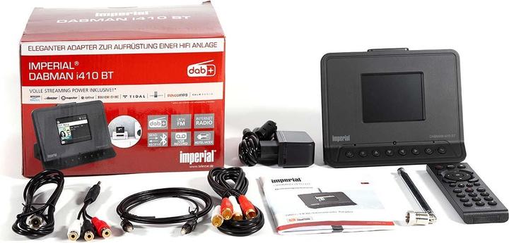 Image du produit Imperial Dabman i410 BT (DAB+ DAB, FM, Webradio, VHF, Bluetooth, WiFi)