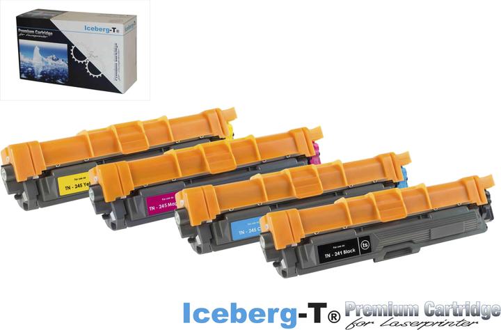 Actual product image Iceberg-T Toner SET TN241/TN-241 Set mit allen vier Farben
