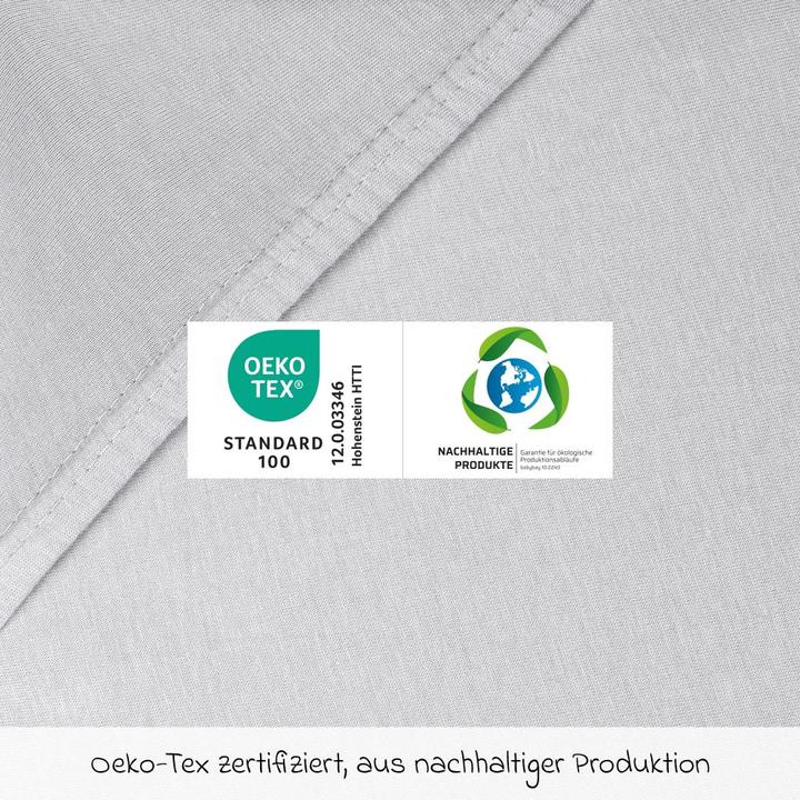 Produktbild Babybay Spannbettlaken Spannbetttuch 2er Pack Deluxe aus Jersey für (89 x 50 cm)