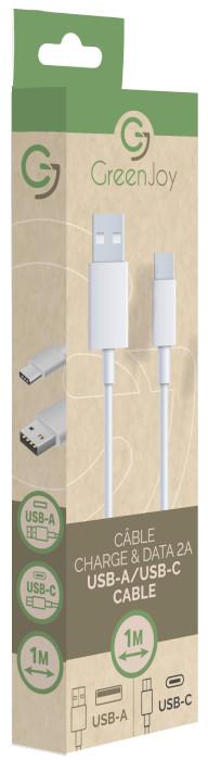 Image du produit Freaks and Geeks FREAKS Cavo di Ricarica da USB-A a USB-C Bianco 1m V2 (USB 3.2 Gen 1)