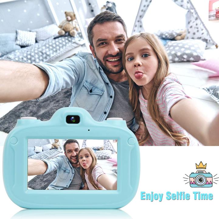 Produktbild Yunke 3,0-Zoll-HD-Touchscreen-Digitalkamera mit 30MP, Blau