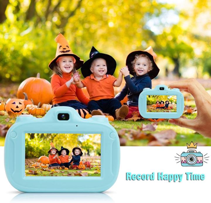 Produktbild Yunke 3,0-Zoll-HD-Touchscreen-Digitalkamera mit 30MP, Blau
