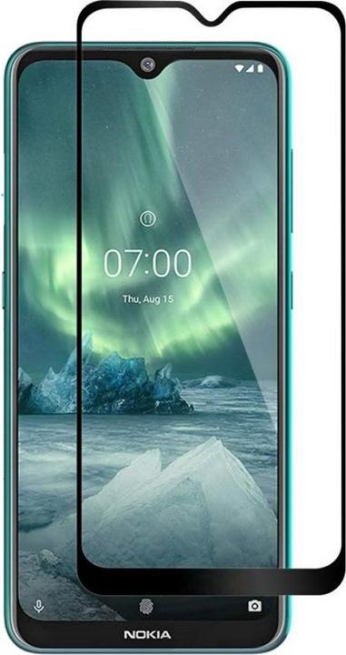 Produktbild Screenguard Nokia 7.2 Full Screen Panzerglas Schutzfolie 2.5D 9H (1 Stück, Nokia 7.2)