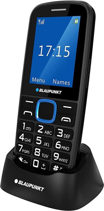 Productafbeelding Blaupunkt BS 04 zwart-blauw ENG (0.03 GB, Zwart, Blauw, Enkele SIM)