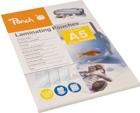 Produktbild Peach Laminierfolie A5 (A5, 25 Stück, 125 µm)