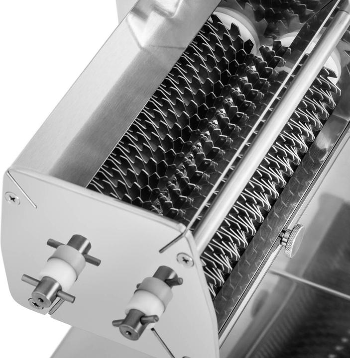 Actual product image Royal Catering Elektrischer Fleischklopfer Gastro Profi Fleischmürber 350 W 75 U/min Edelstahl