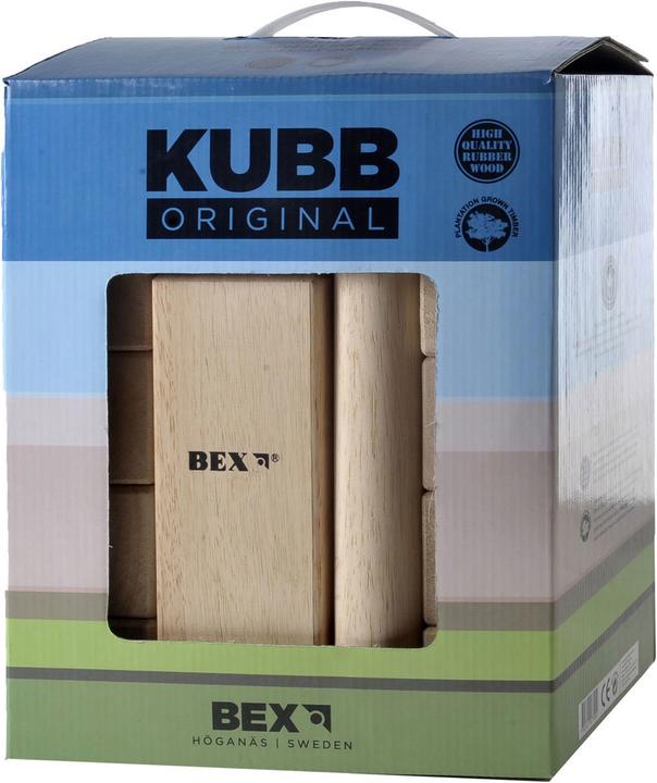 Actual product image Bex Kubb original rubber wood