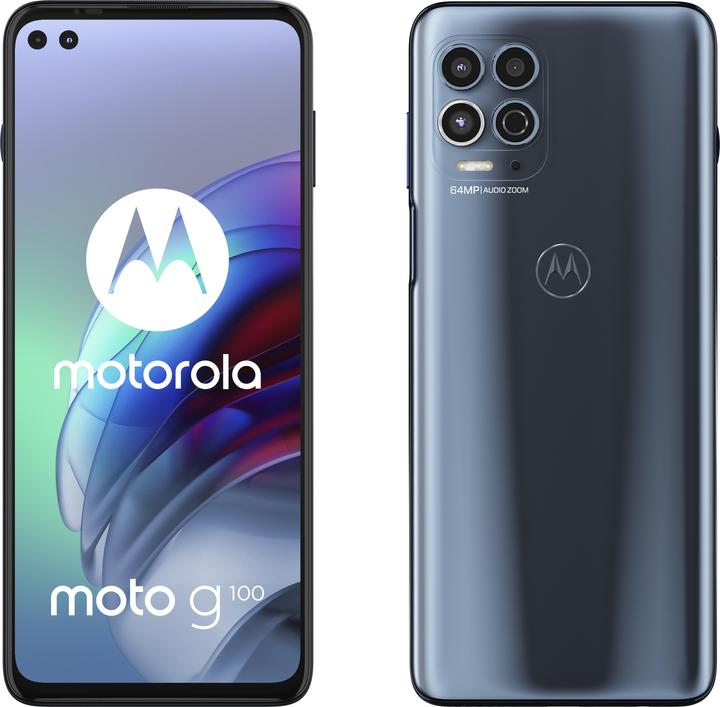 Motorola Moto G100 (128 GB, Slate Grey, 6.70", Hybrid Dual SIM, 64 Mpx, 5G)