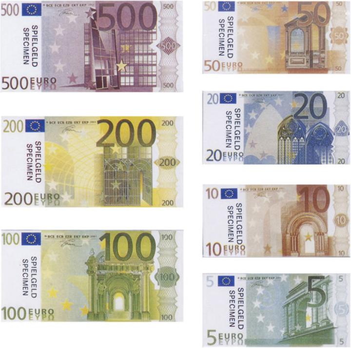 Actual product image Play money Euro