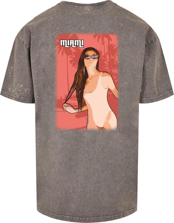 Actual product image Merchcode Grand Miami Acid Washed Heavy Oversize Tee - 116977 (L)
