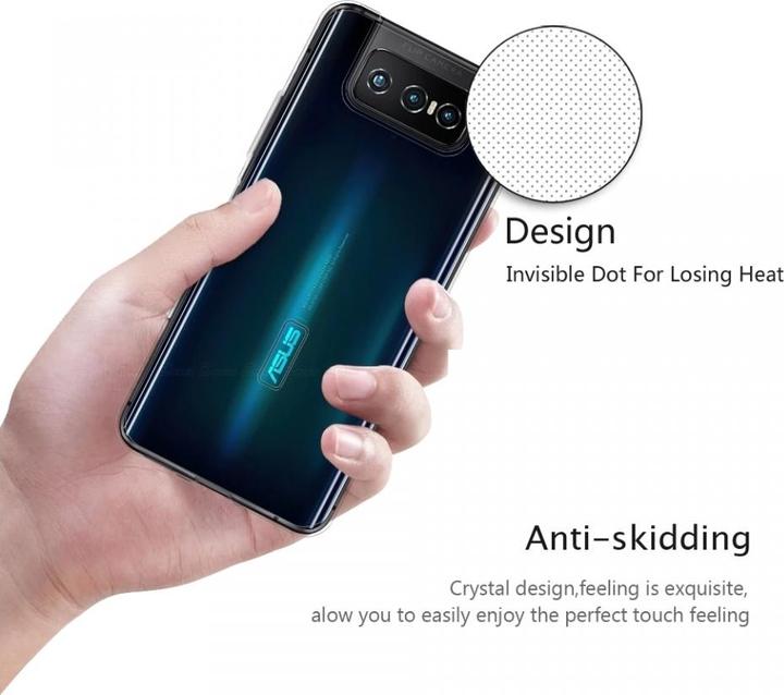Actual product image Screenguard Asus Zenfone 7 / 7 Pro Flexible TPU Clear Case (Asus Zenfone 7)