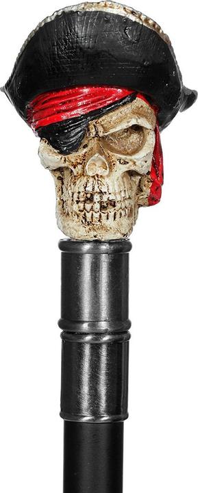 Actual product image Metamorph Gehstock Piratenschädel