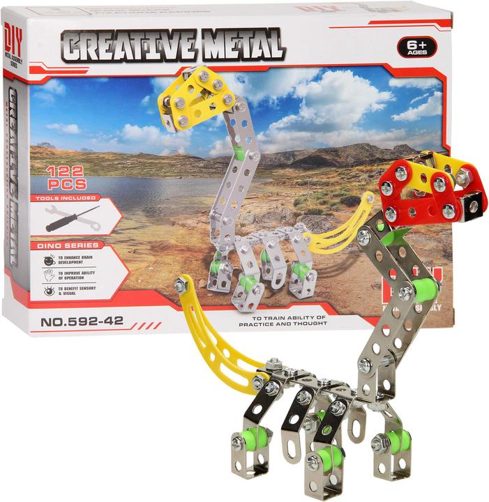 Productafbeelding Creative metal Metalen Dino Kit, 122 st.