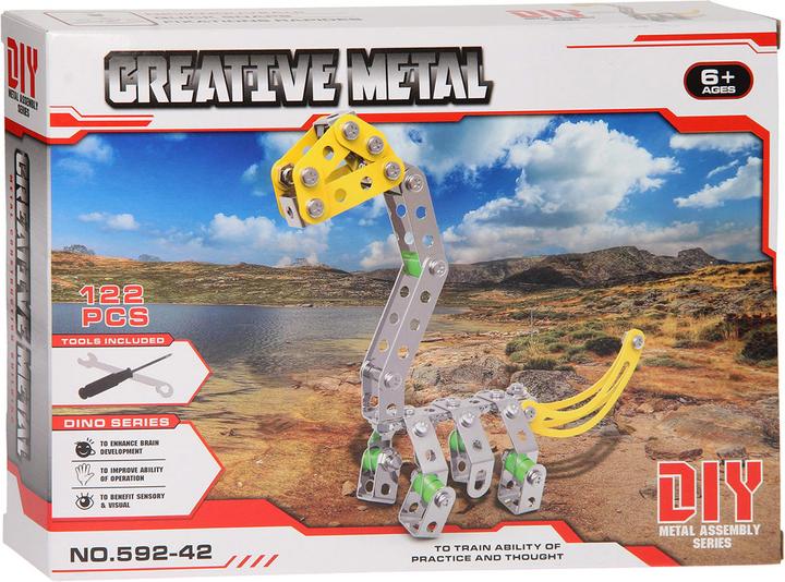 Productafbeelding Creative metal Metalen Dino Kit, 122 st.