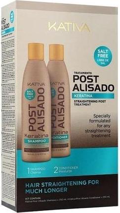 Produktbild Kativa Keratin Post Alisado Profesional Lote 2 pz (500 ml, Flüssiges Shampoo)