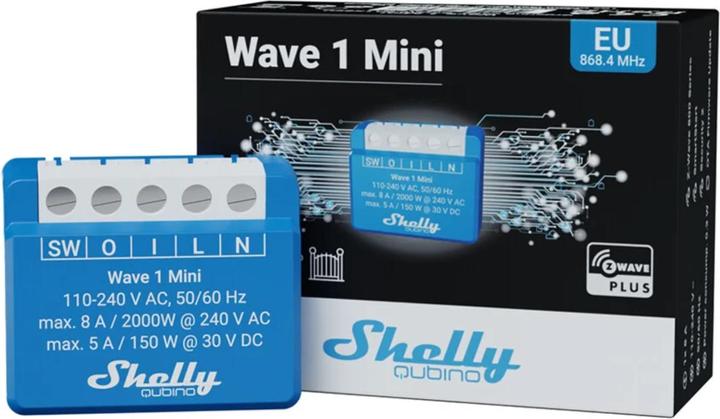 Immagine prodotto Shelly Qubino Wave 1 Mini (Attuatore dell'interruttore)