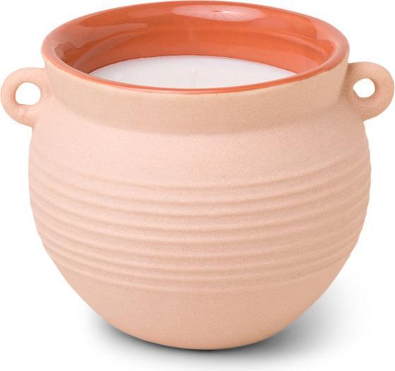 Paddywax Santorini 8,5Oz rosa in ceramica nero fico e oliva (240 g)