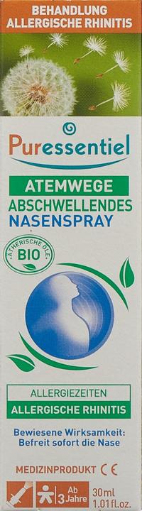 Actual product image Puressentiel Abschwellendes Nasenspray ätherisches Öl Bio (1 Piece)
