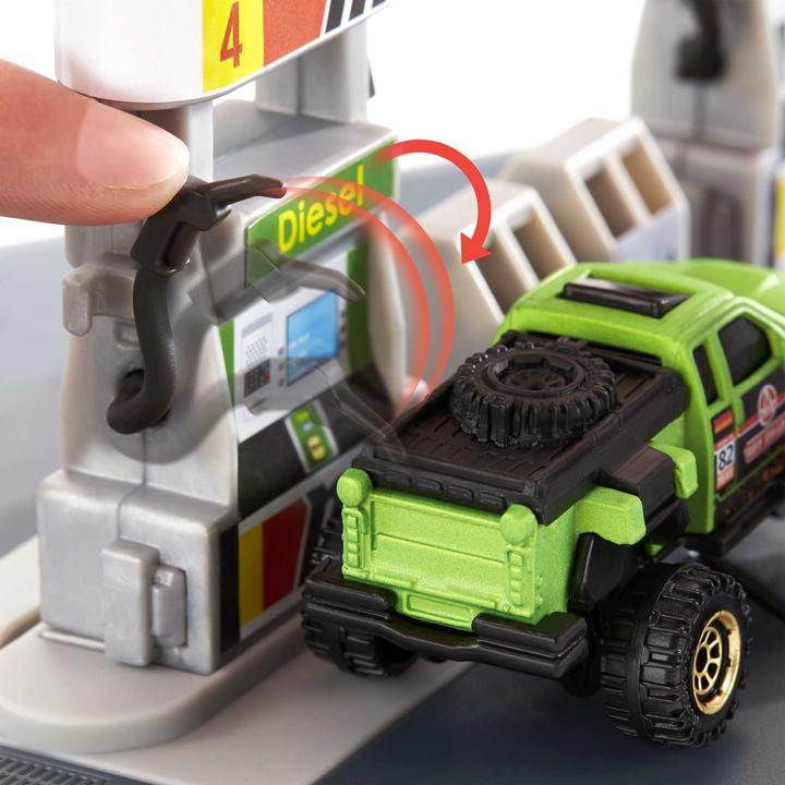 Image du produit Matchbox Playset Station Essence - Circuit / Petite Voiture - Dès 3 ans
