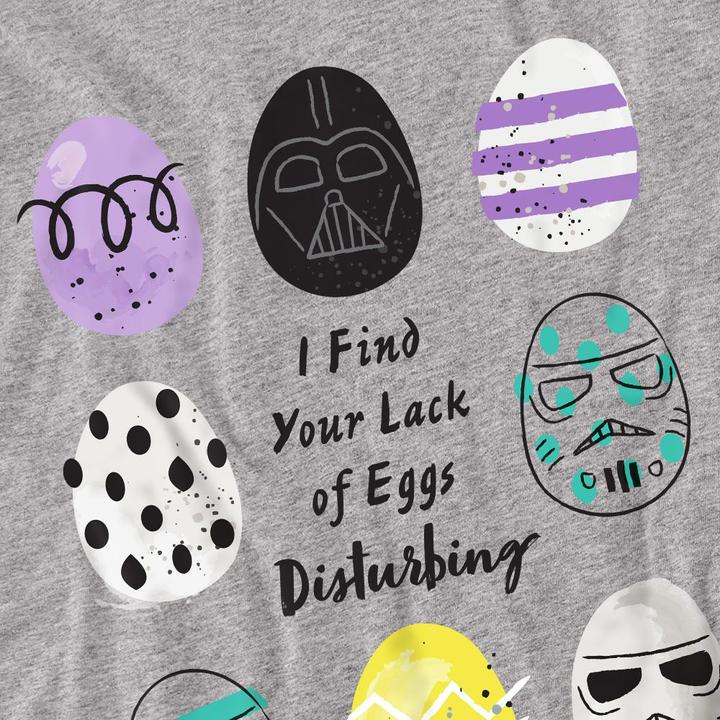 Immagine prodotto Star Wars Your Lack Of Easter Eggs Disturbing Maglietta Darth Vader Adulto Unisex (XL)