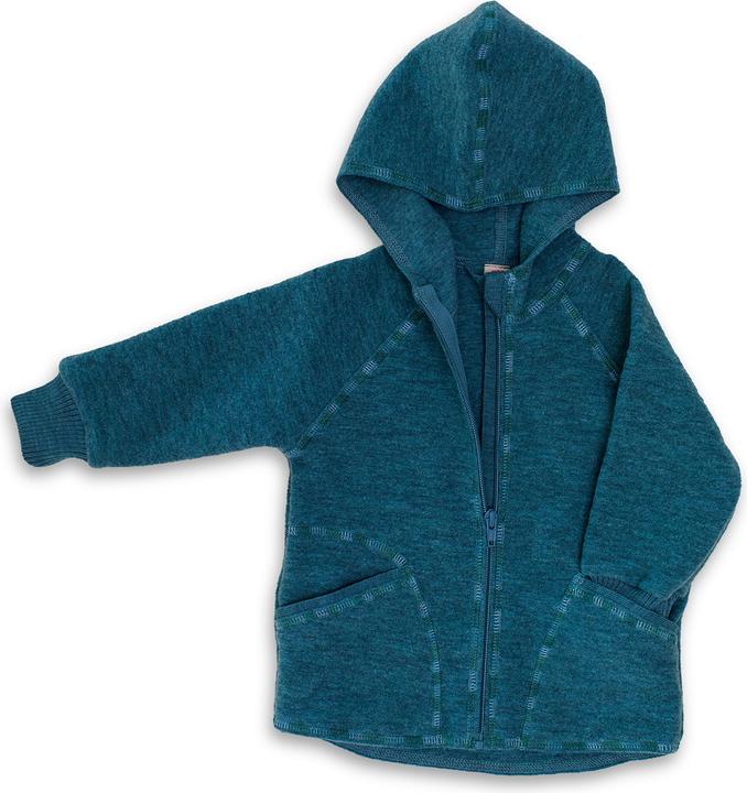 Engel Baby-Jacke mit Kapuze und Reissverschluss