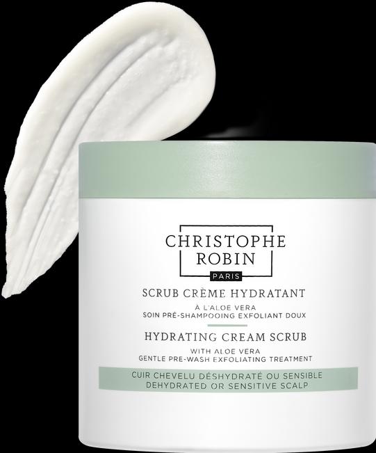 Produktbild Christophe Robin Hydrating Cream Scrub with Aloe Vera (250 ml, Flüssiges Shampoo)