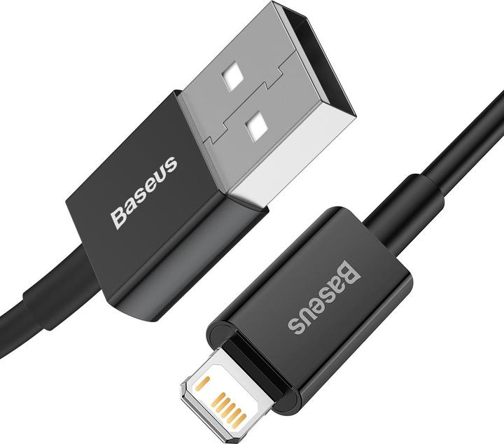 Produktbild Baseus Superior Series Cable USB to iP 2.4A 2m (black) (2 m, USB 2.0)