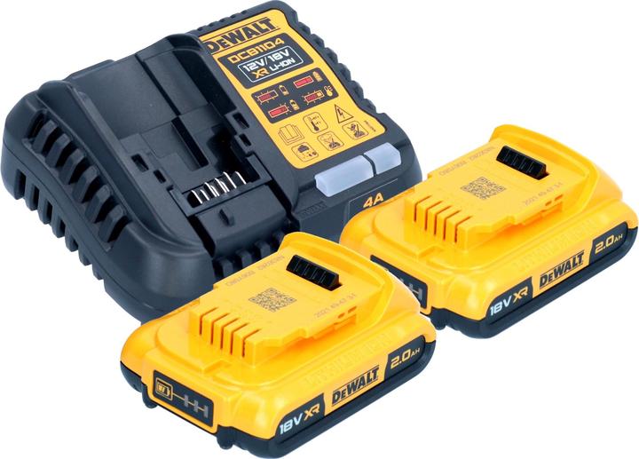 Produktbild DeWalt DCH 273 D2 Akku Kombihammer 18V 2,1J SDS-Plus Brushless + 2x Akku 2,0Ah + Ladegerät + TSTAK (Akkubetrieb)