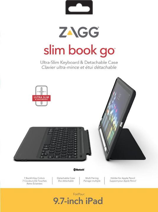 Actual product image Zagg Slim Book Go (Eng. Int.)
