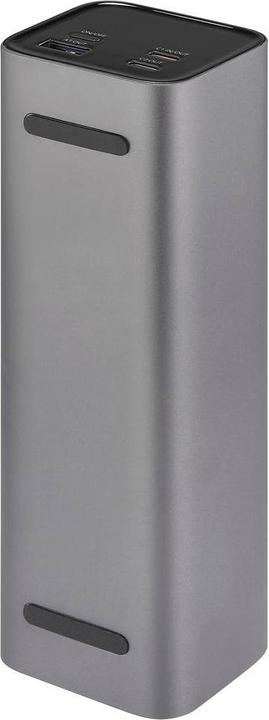 Actual product image Voltcraft VC-C909 Powerbank 27000 mAh Power Delivery 3.0 Li-Ion Black-Silver (27000 mAh)