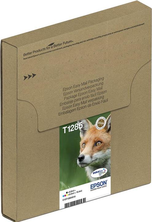 Produktbild Epson T1285 Easy Mail Packaging - 4er-Pack - Schwarz, Gelb, Cyan, Magenta (M, C, Y, BK)