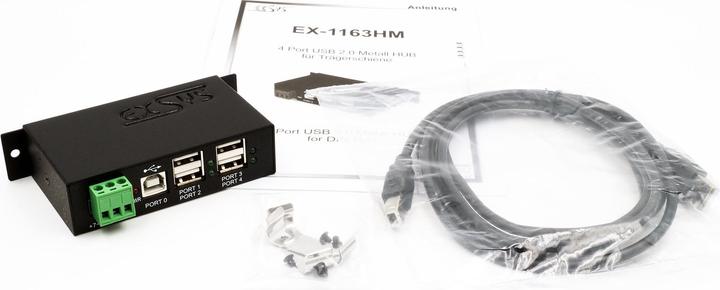 Immagine prodotto Exsys 39788 (USB-B, 4 Porti)