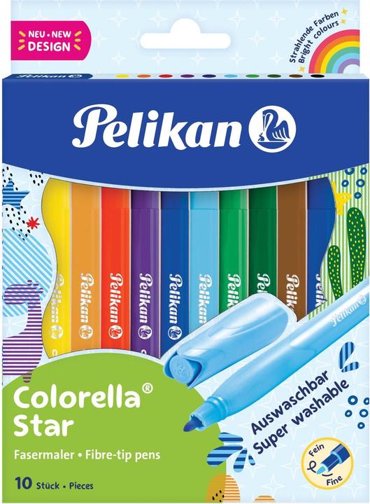 Pelikan Fasermaler Colorella Star 10er (Mehrfarbig, 10 x)
