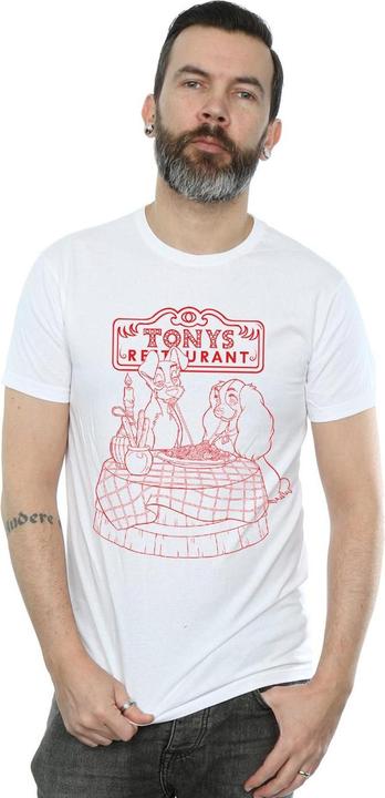 Immagine prodotto Disney Lady And The Tramp That's Amore Maglietta Uomo (4XL)