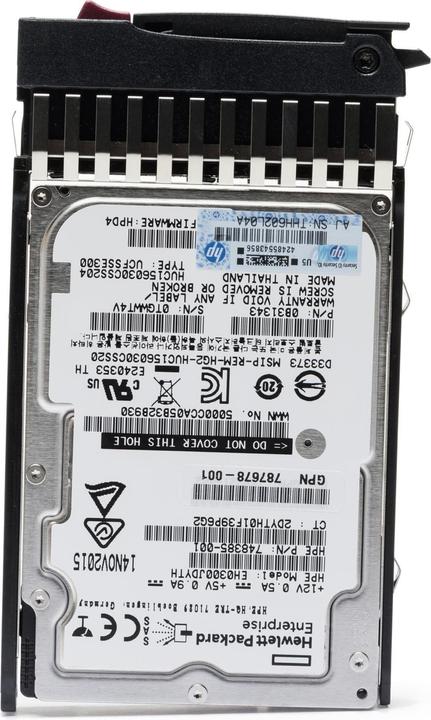 Actual product image HPE HD Hp 6g 2.5" Sata Sc512e 2tb (2 TB, 2.5")