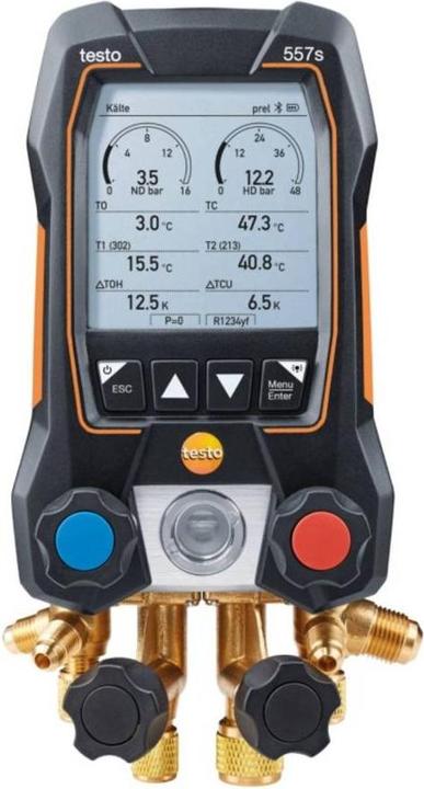 Image du produit Testo Mesureur de frigorigène 557s Kit de vide avec tuyaux de remplissage