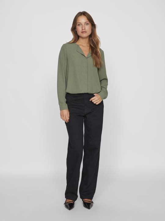 Image du produit Vila Chemise à col fendu High Low (XL)